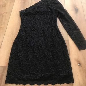 Express Black Lace Dress